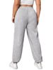 Women's Fleece Lined Jogger Sweatpants European American Style Solid Color Loose Fit Autumn Winter Casual Bottoms_ecoleips.com