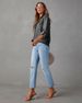 K Denim Shirt Casual Lapel Single Breasted Women's Long Sleeved Denim_ecoleips.com