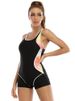 2023 Patchwork Sport One Piece Swimsuit Plus Size Swimwear Women Professional Sport Bathing Suit Surfing Swimsuits Swimming Suit_ecoleips.com