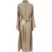 Muslim Women's Dress Flashing Gold Stamped Long Skirt Robe Abaya_ecoleips.com