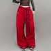 Street Dance Hip Hop Pants With Star Motif & Decorative Belt - Loose Fit Comfortable Joggers For Men And Women_ecoleips.com