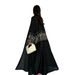Verve LN131 Women's Embroidered Cardigan Robe Dubai Coat Muslim_ecoleips.com