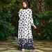 Modest Abaya Dress Women's Clothing Autumn Fashion Print Dress New Style Designs_ecoleips.com