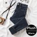 Fleece-lined Thickened Women's High-waisted Jeans, New Autumn And Winter Slim-fit Versatile Skinny Stretch Pencil Pants_ecoleips.com