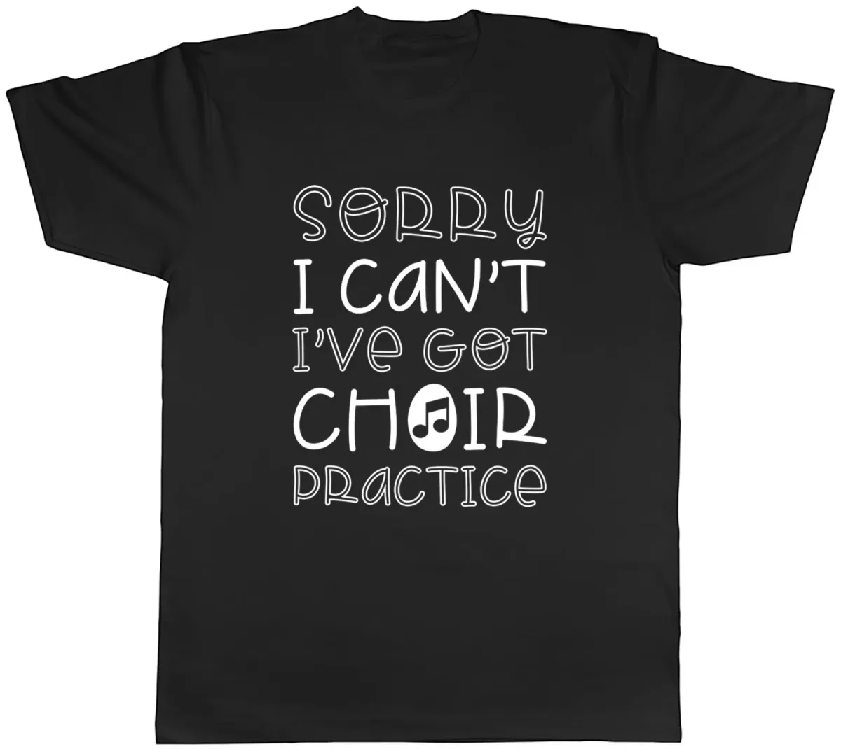 Women's T-Shirts Funny Choir Practice Mens T-Shirt Singing Music Unisex Tee Gift_ecoleips.com