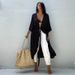Women's Cotton Sunscreen Cardigan Bikini Cover up Outerwear Swimsuit Clothing for Seaside Holiday_ecoleips.com