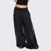 Women's Clothing Personalized Patch Embroidery Casual Trousers Street Hip Hop Style Wide Leg Pants_ecoleips.com