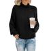 2026 New Autumn/Winter For Women, Cross-Border European And American Foreign Trade Chunky Knit Pullover_ecoleips.com