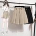 Women's Clothing Large Size Fat Mm Suit Shorts Women Spring And Summer New High Waist A Line Casual Bottoming Outer Wear Wide Leg Hot Pants_ecoleips.com