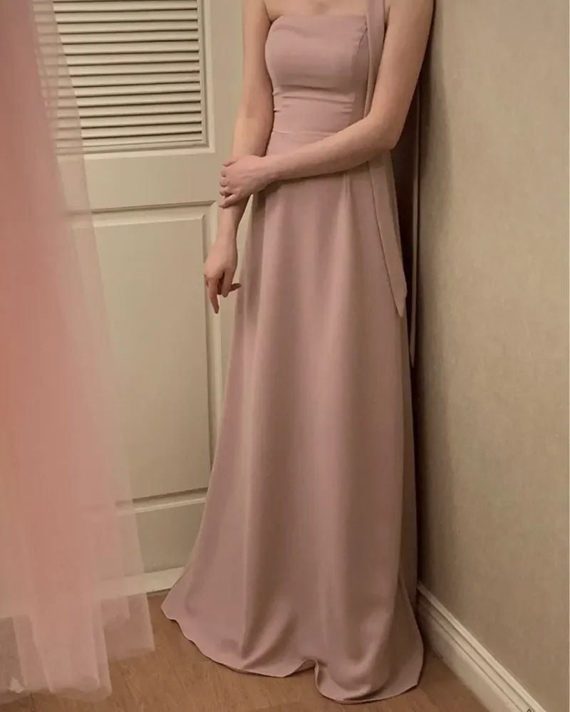 Women's Clothing Simple And Elegant For Banquets Birthday Parties Slimming Natural Beauty Light Wedding Dress Women's Party Wear_ecoleips.com