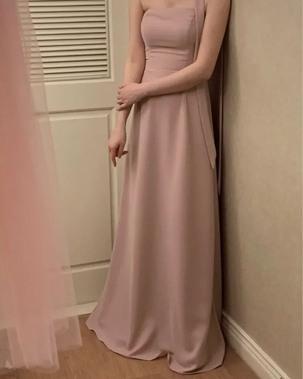 Women's Clothing Simple And Elegant For Banquets Birthday Parties Slimming Natural Beauty Light Wedding Dress Women's Party Wear_ecoleips.com