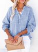 2025 Spring New Solid Color Shirt Single-Breasted Long Sleeve Top Women's Fashion_ecoleips.com