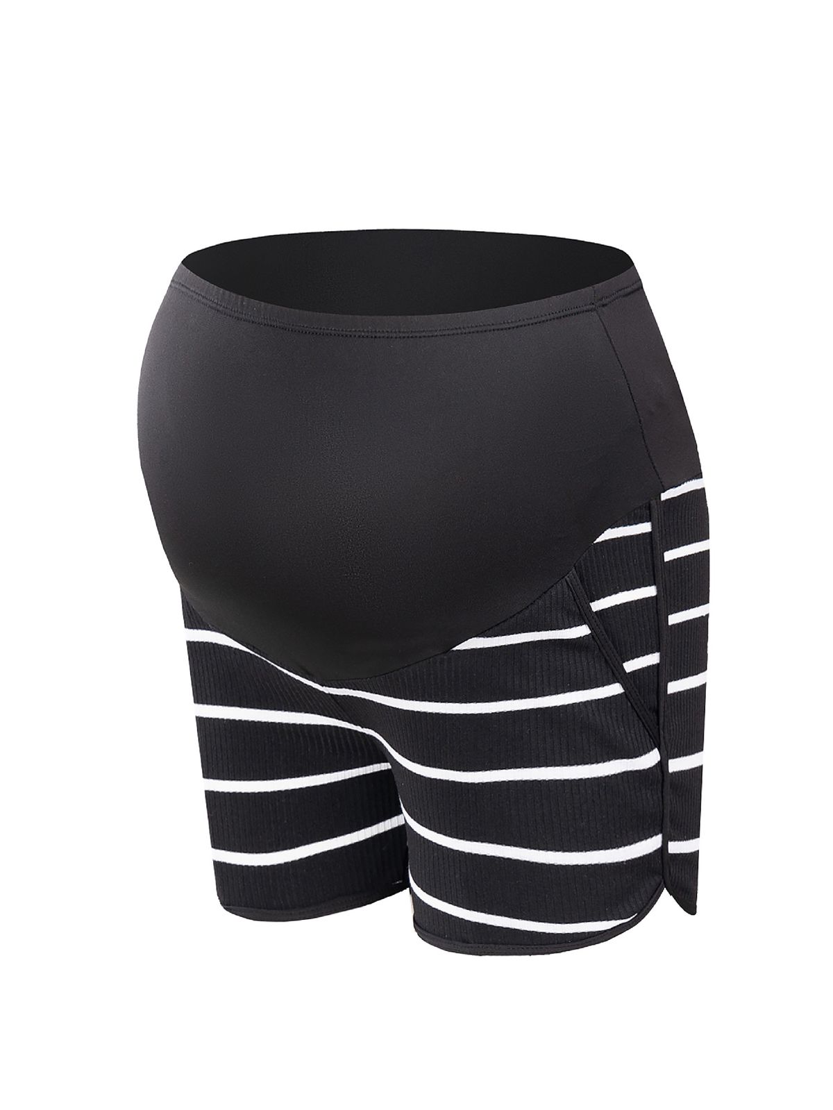 Women's Clothing Maternity Splicing Sports Leisure Elastic Belly Support Comfortable And Fashionable Shorts_ecoleips.com