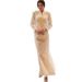 Elegant Printed Blazer & Pants Set – V-Neck Button-Down Office Suit, Princess Sleeves & Wrinkle-Resistant Fabric (S-Xxl, Cream)_ecoleips.com