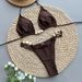Women's Sexy Solid Color Bikini Set 2-Piece Cross-Over Swimsuit For Summer Vacation_ecoleips.com