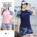 Plus Size Women's Conservative Two Piece Swimsuit Slimming Design For Hot Springs And Chubby Girls Style_ecoleips.com