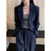 K Wearing A High-end Suit Jacket And Women's Small Suit Pants Set_ecoleips.com