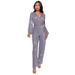 K Deep V Fashion Leisure Overalls Long Sleeves With Belt Sequin Overalls Women's Clothing_ecoleips.com