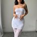 Women's Clothing European American Women's Royal Sister Style Lace Wrap Chest Close-Fitting Dress With Stockings Set And Hair Accessory_ecoleips.com