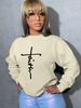 Fashion Women's Long-sleeved Printed Thick Sweater Sexy Casual_ecoleips.com