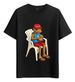 Women's T-Shirts Tshirt Muscle Freaks Connco Lizard Estilo Casual Reptil Fun_ecoleips.com