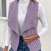 2025 Autumn And Winter New Fashion Casual Simple Sleeveless Versatile Vest Jacket_ecoleips.com