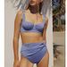 Women's High Waist Bikini Set - Morandi Color Elegant Swimwear For Beach & Pool_ecoleips.com