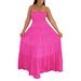 AL320 Women's Sleeveless Camisole Dress Bohemian Cake Skirt Long Dress Summer Cross Border European American Style_ecoleips.com