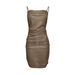 Verve 2025 Sexy Nightclub Party With Rhinestones, Pleated Bodycon Strap Dress For Women_ecoleips.com