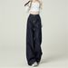 Retro Wide Leg Jeans For Women High Waist Loose Fit Pear Shape Denim Blue Autumn Winter American Style Trousers_ecoleips.com