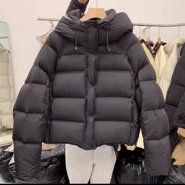 girl High-end Super Stylish Puff Jacket Winter 2025 New Hot Short Hooded Cloud Loose Cotton Coat_ecoleips.com