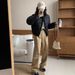 Brown Short Down For Women Winter 2024 New High-Waisted Stand Collar Puffer Jacket European Style Coat_ecoleips.com