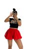 2025s HR24053 Women's Double Layer Puff Elastic Waist Shorts Bubble Baddie SHORTS_ecoleips.com