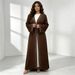 New Fashion Abaya Dubai Luxury Women Elegant Maxi Dress Diamonds Long Sleeve Fitted Cardigan Islamic Clothing_ecoleips.com