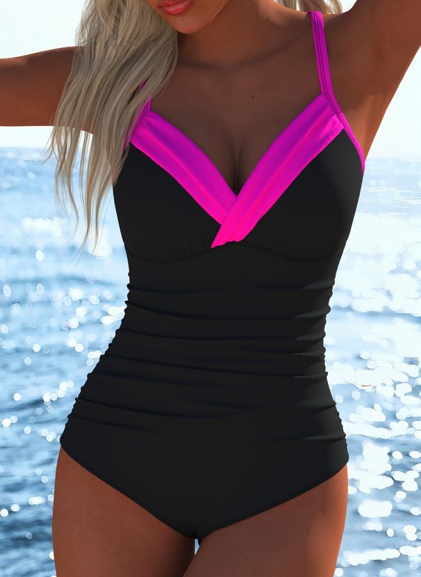Women's Swimwear Swimming Suit Beach Outfits Summer Beach Festival Vacation Travel Sexy Luxury Modern One Piece Bodysuits_ecoleips.com