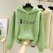 Women's Fleece-Lined Hoodie – Soft & Warm Pullover With Cartoon Print, Oversized Fit For Casual & Streetwear (M-XXL, 12 Colors & Patterns)_ecoleips.com