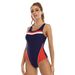 Women's Clothing New Product Sports One Piece Swimsuit For Women Swimwear Ready Stock Multi Color_ecoleips.com