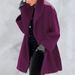 Women's Clothing Oversized Hooded Wool Blend Coat - Double-Faced Longline Trench For Autumn & Winter_ecoleips.com