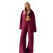 Women's Clothing Shirt And Trousers Suit Spring And Summer New Loose Long Sleeved Shirt Casual Suit For Women_ecoleips.com