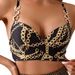 Women's High-Waisted Printed Push-Up Bikini Set Two-Piece Swimsuit For Beach Fashion_ecoleips.com