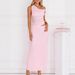 Elegant Womens One Shoulder Sleeveless Bodycon Sheath Dress Slim Fit Casual Party Cocktail Evening Dress For Women_ecoleips.com