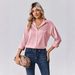 Aria Basics Aria Basics New European And American Cross-border Satin Women's Long-sleeve Silk Button-up Shirt For Autumn_ecoleips.com