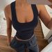 Women's Ribbed U-Neck Slim Fit Cami Top For Summer | Stretchy Crop Tank In White, Black, Tan, Burgundy_ecoleips.com