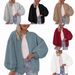 Women's Casual Baseball Jacket – Lightweight Fall & Winter Coat With Zip-Up Front & Pockets (S-XXL, Loose Fit, Streetwear Style)_ecoleips.com