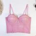 Women's Clothing Sexy Beaded Mesh Bra For Wearing Outside Body Shaping Fishbone Sling_ecoleips.com