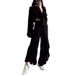 Women's Clothing Fashion Loose Tops Trousers Two Piece Suit For Women_ecoleips.com