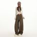 Brown Coffee High-waisted Wide-leg Jeans For Women, American Retro Style, New Autumn Collection, Loose And Slimming_ecoleips.com