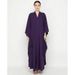 F272 Foreign Trade Supply Cross-border Platform Solid Color Batwing Sleeve Middle East Dubai Loose Plus-size Embroidered_ecoleips.com