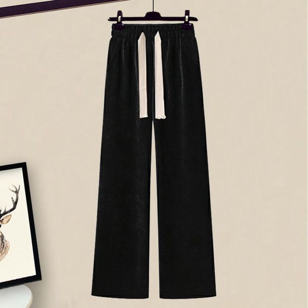 Women's Clothing Salt Light Luxury Suit Meat Covering College Style Hooded Knitted Sweater Wide Leg Pants Two Piece Suit_ecoleips.com