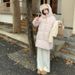 girl Ultra-Light For Women 2025 Winter New Cloud Puff Cotton Padded Jacket Super Cute Hooded Petite Coat_ecoleips.com